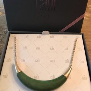 Cabi Jasper Crescent Necklace - spring 2016